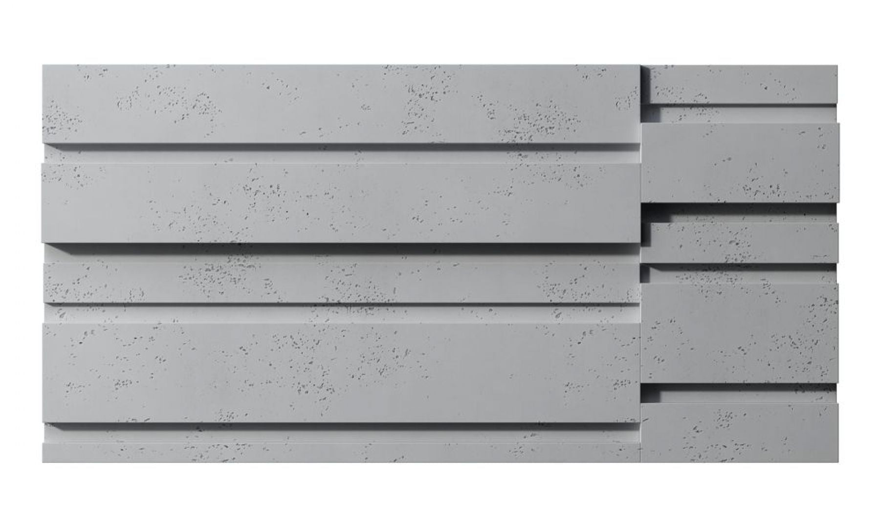 Concrete 3D Wall Panel ROOFTOPS